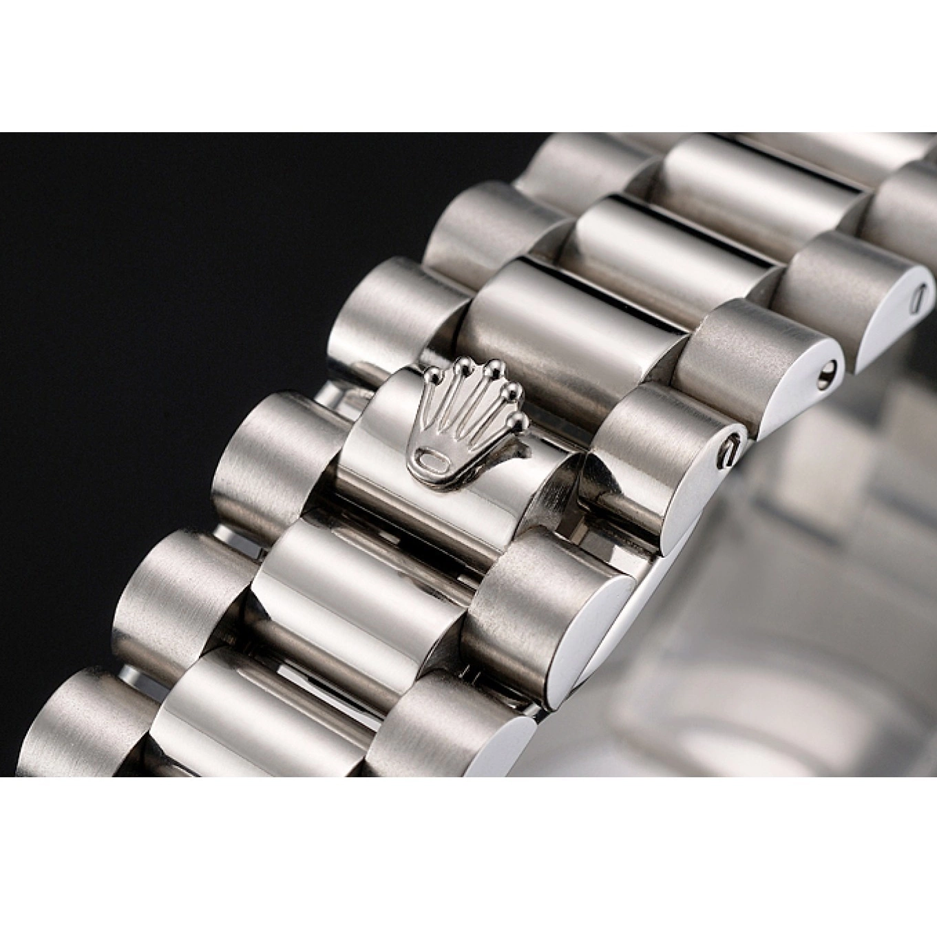 Aaa replica watch Numerals And Black Datejust Rolex Bracelet Steel Case Swiss Stainless Roman Dial 0819